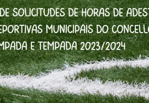 Os clubs deportivos de Fene xa poden solicitar horas de adestramento de pretempada e tempada 2023-24 nas instalacións deportivas municipais